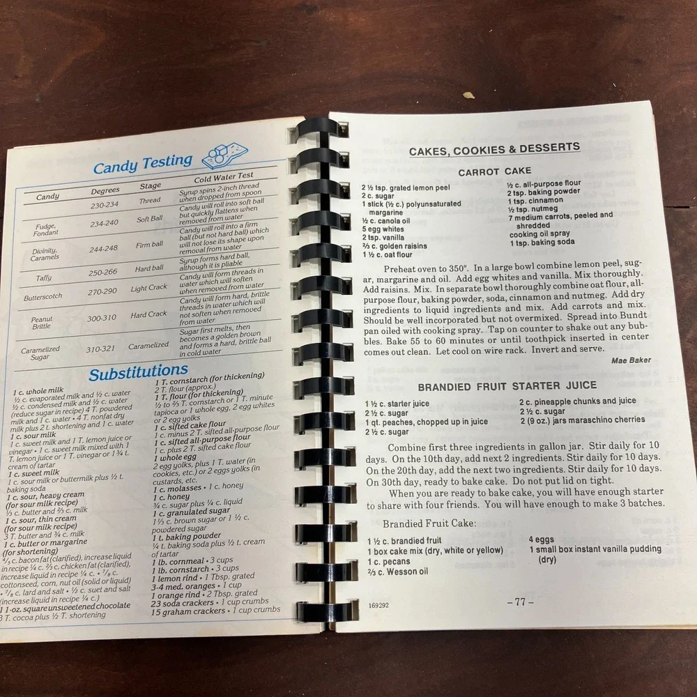 VTG 1992 West Tawakoni Texas Rebekah Lodge 58 Cookbook Seasoned With Love Vol 1